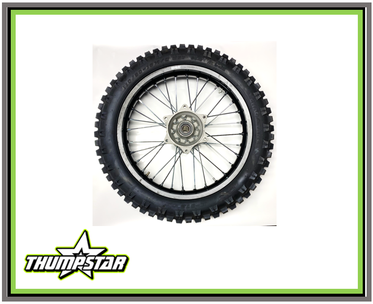 3379 18" Rear Wheel & Tire Assembly