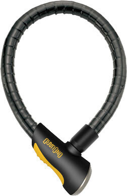 ROTTWEILER 8023L ARMORED CABLE LOCK BLACK/YELLOW 7 FT