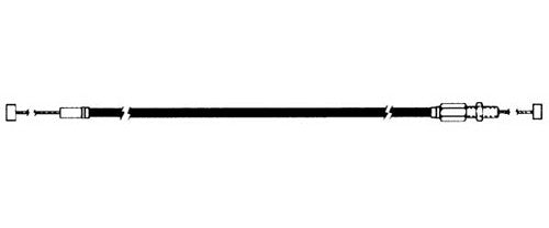 THROTTLE CABLE SINGLE