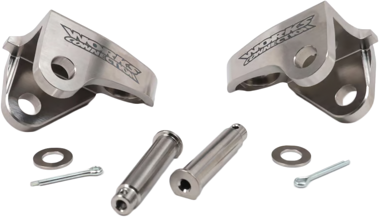 FOOT PEG MOUNT TITANIUM CRF250/450
