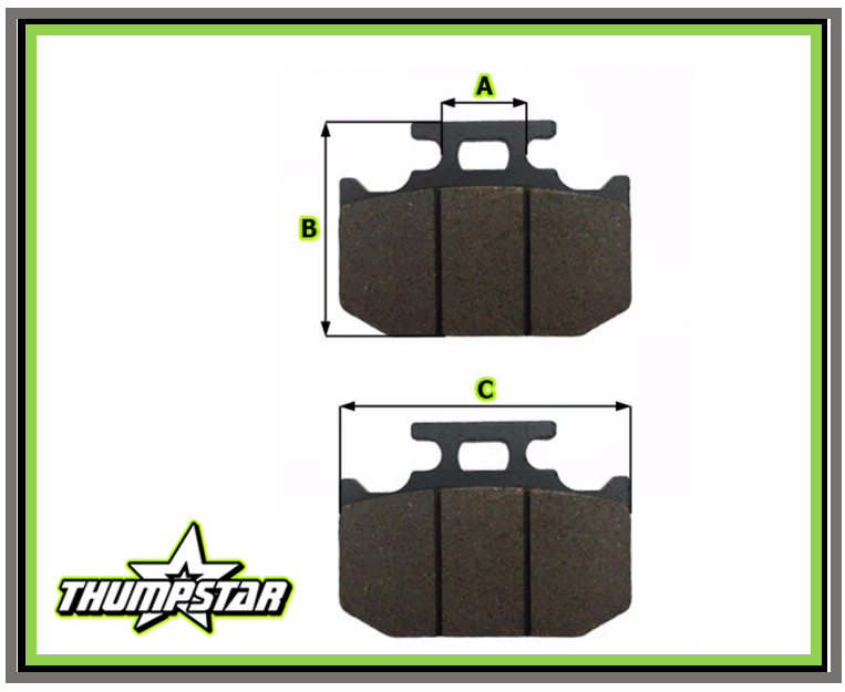 3757 Rear Brake Pads