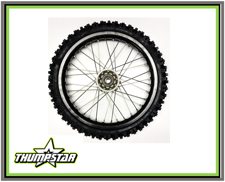 3758 17" Front Wheel & Tire Assembly