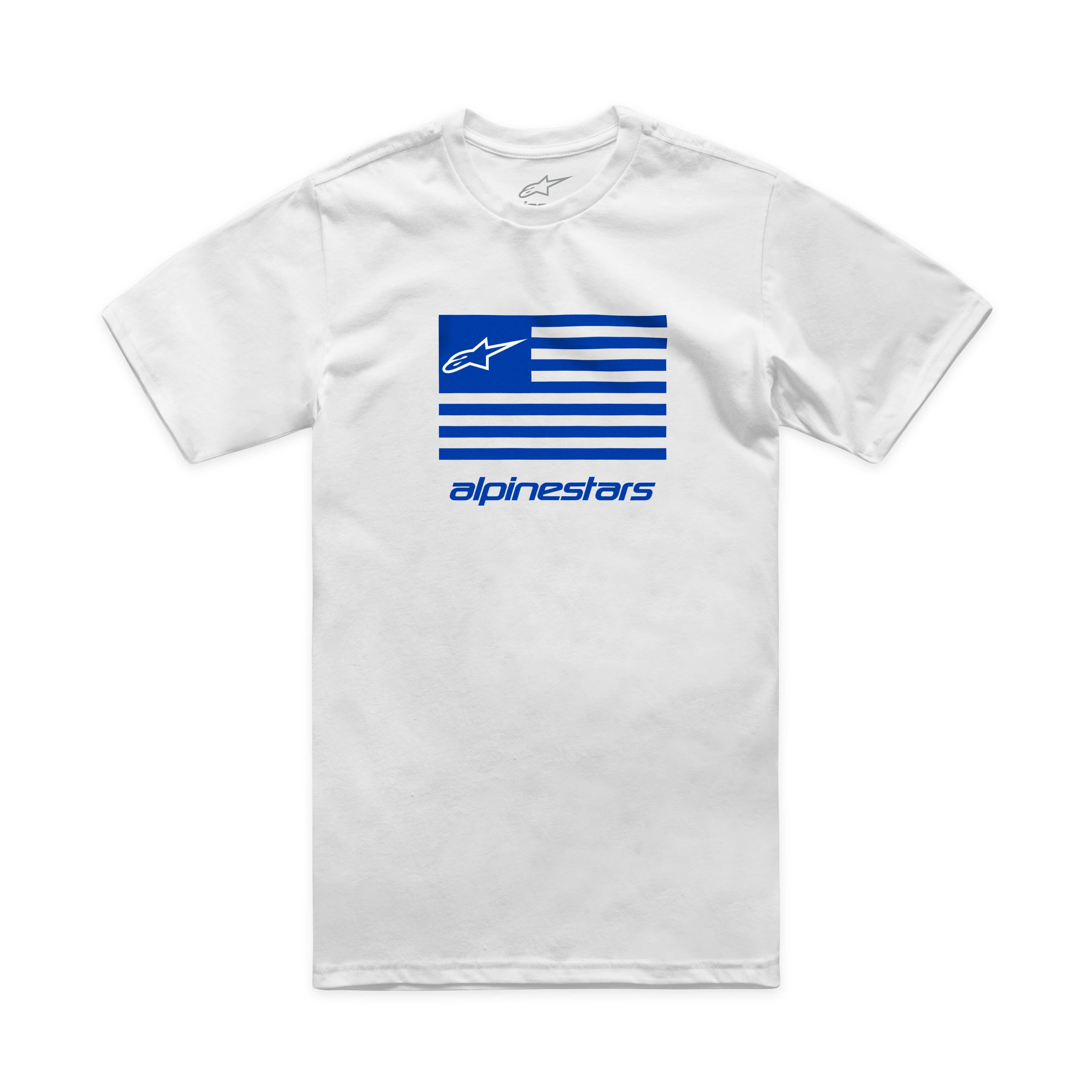 FLAG CSF TEE WHITE/BLUE LG