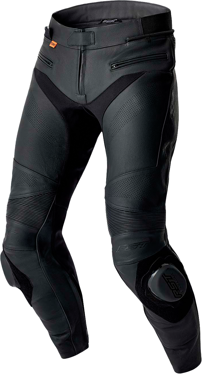 S1 D3O LL LEATHER PANTS BLACK SM