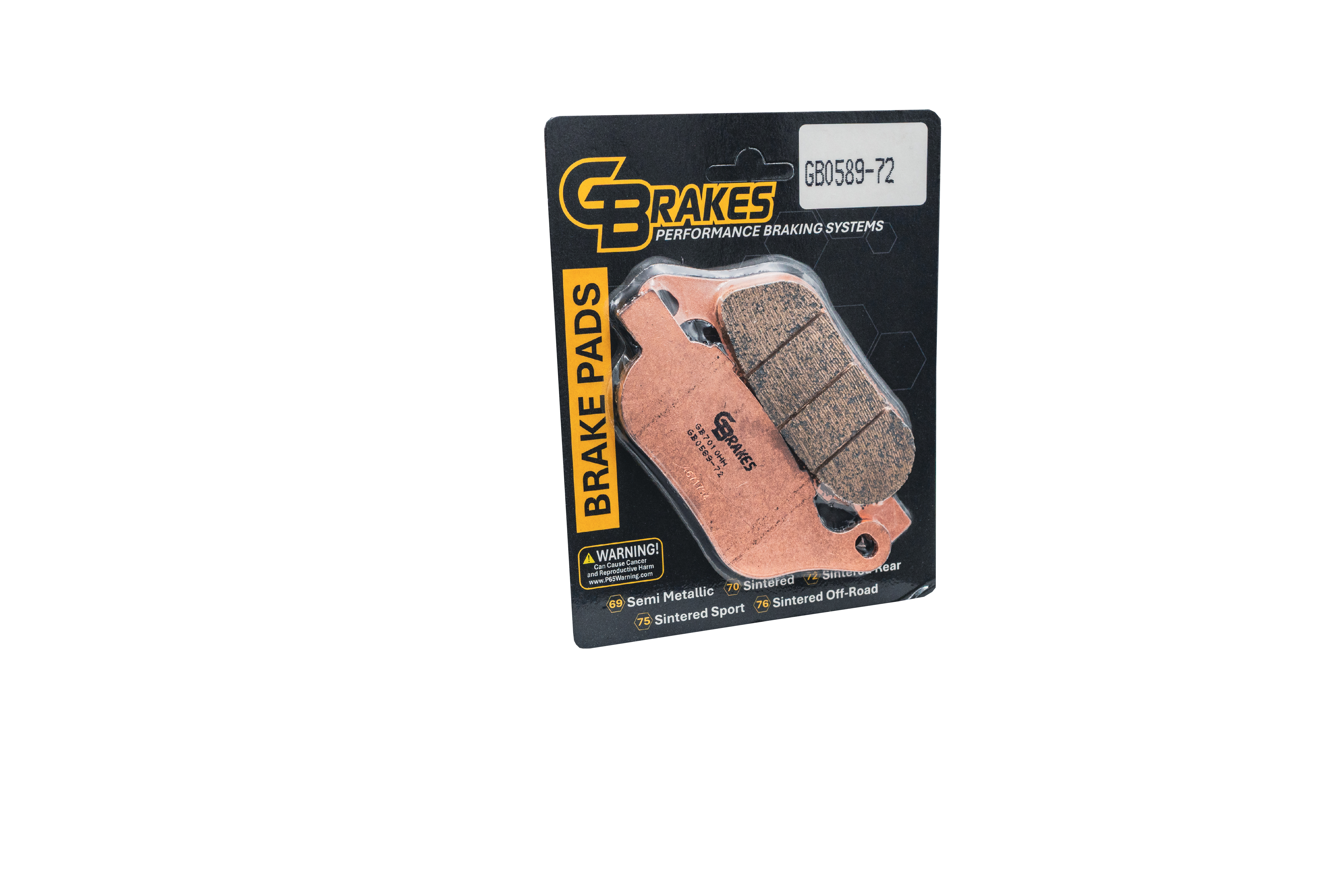 BRAKE PADS HH SINTERED REAR