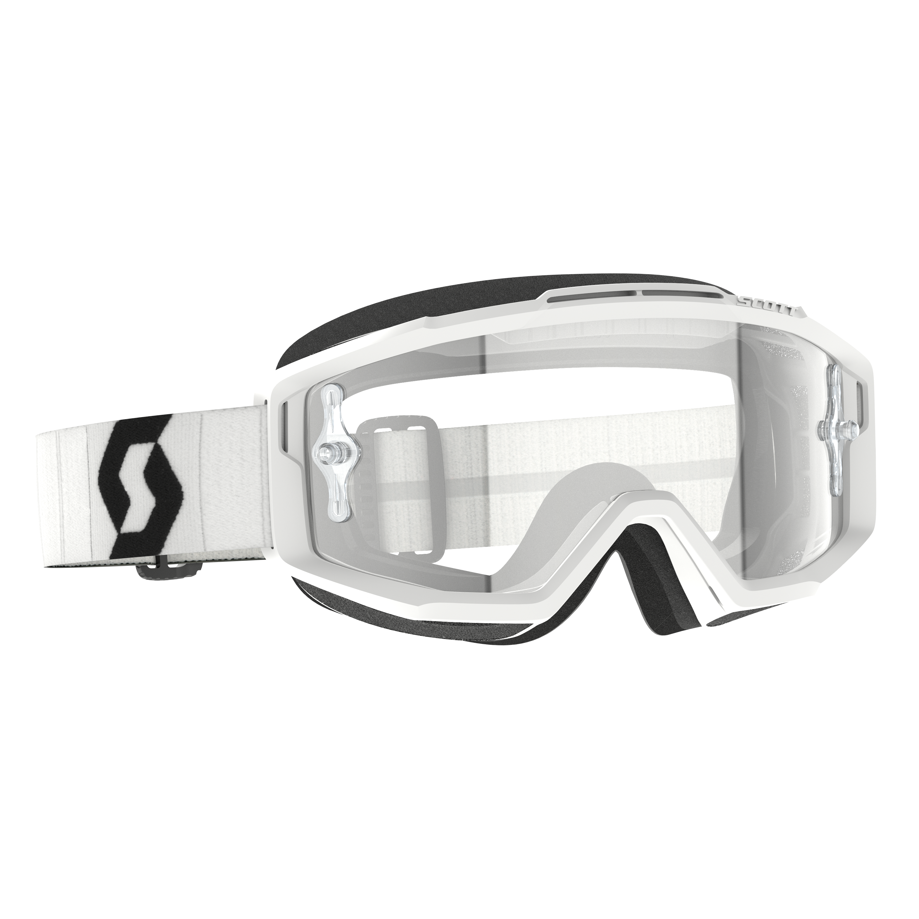 SPLIT OTG GOGGLE WHT/BLK CLEAR WRK