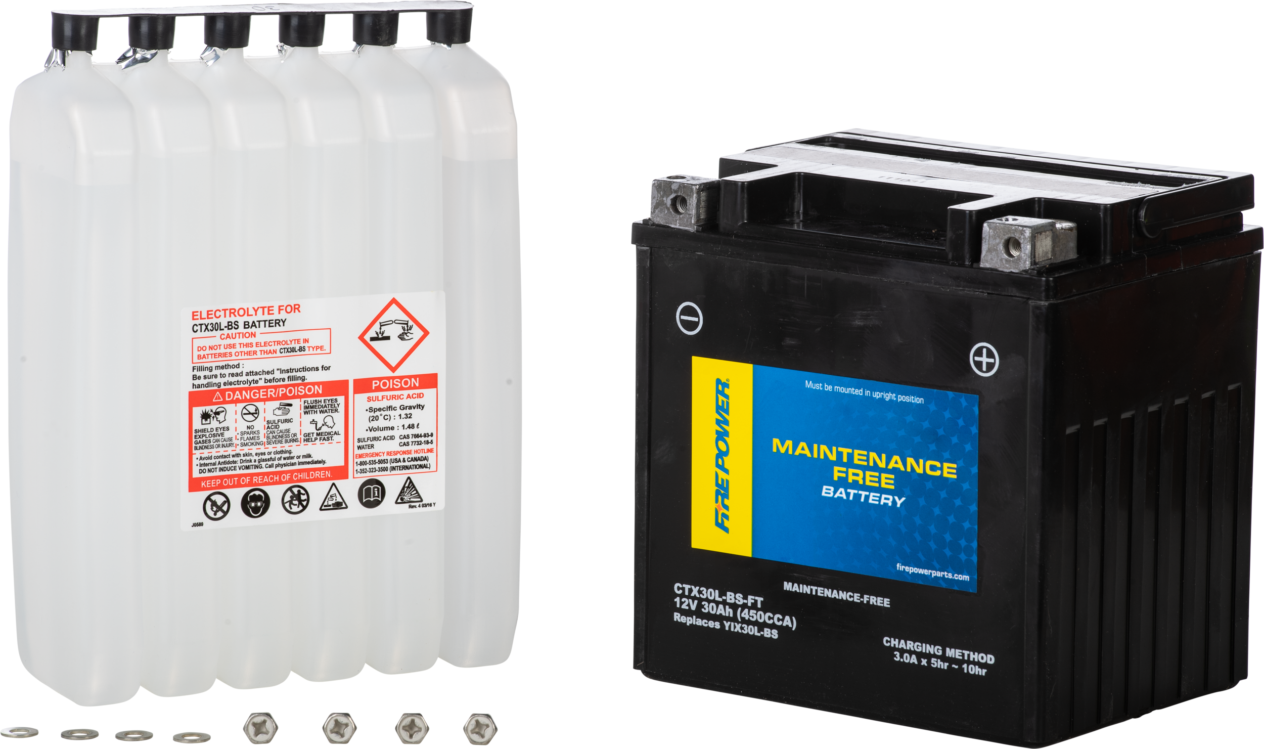 BATTERY CTX30L-BS-FT MAINTENANCE FREE