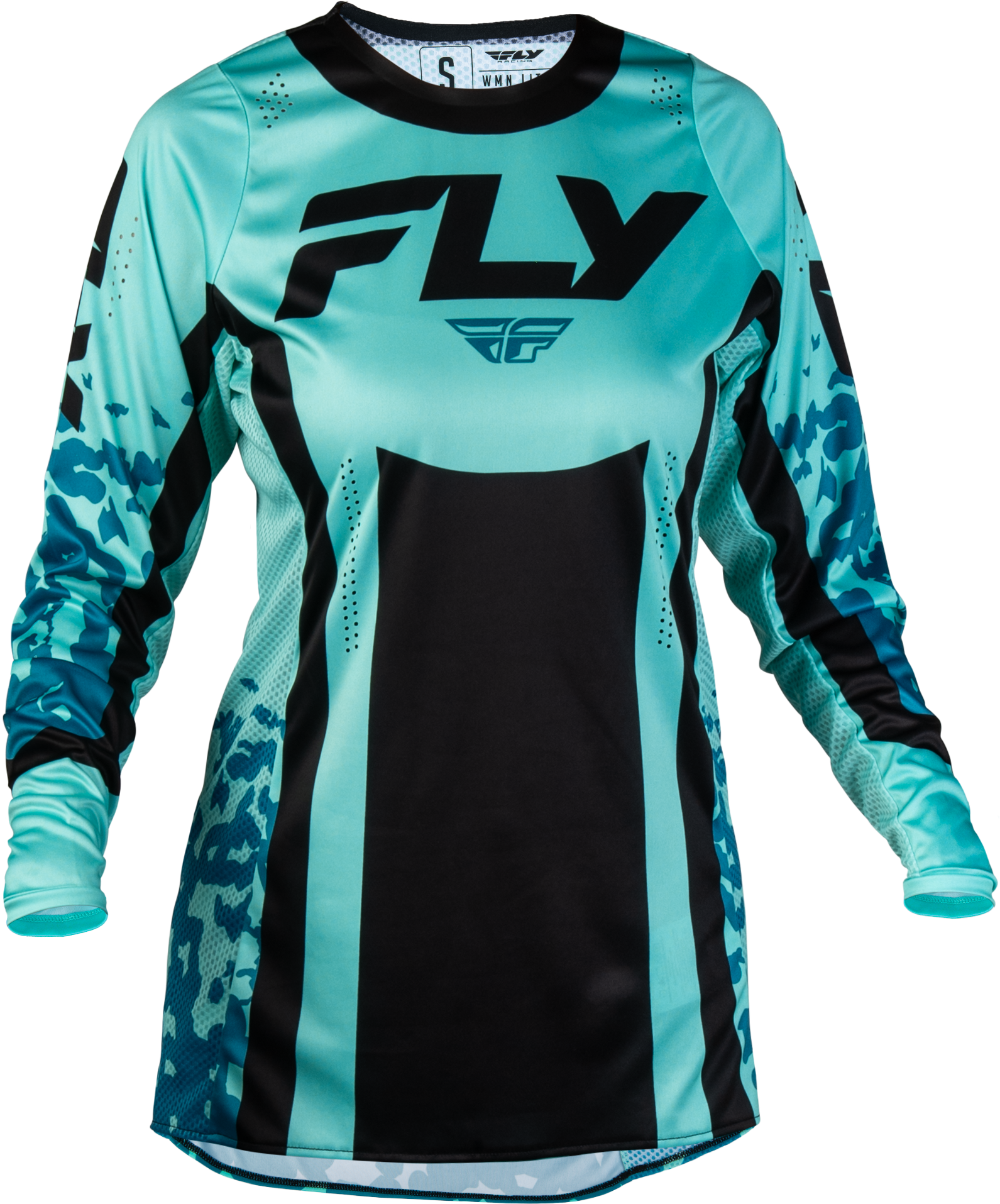 WOMEN'S LITE FLAKE JERSEY AQUA/TEAL/BLACK 2X