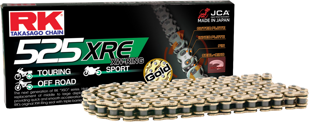 GB525XRE DRIVE CHAIN GOLD 525 X 135
