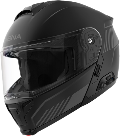 SPECTER SMART FLIP UP HELMET MATTE BLACK LG