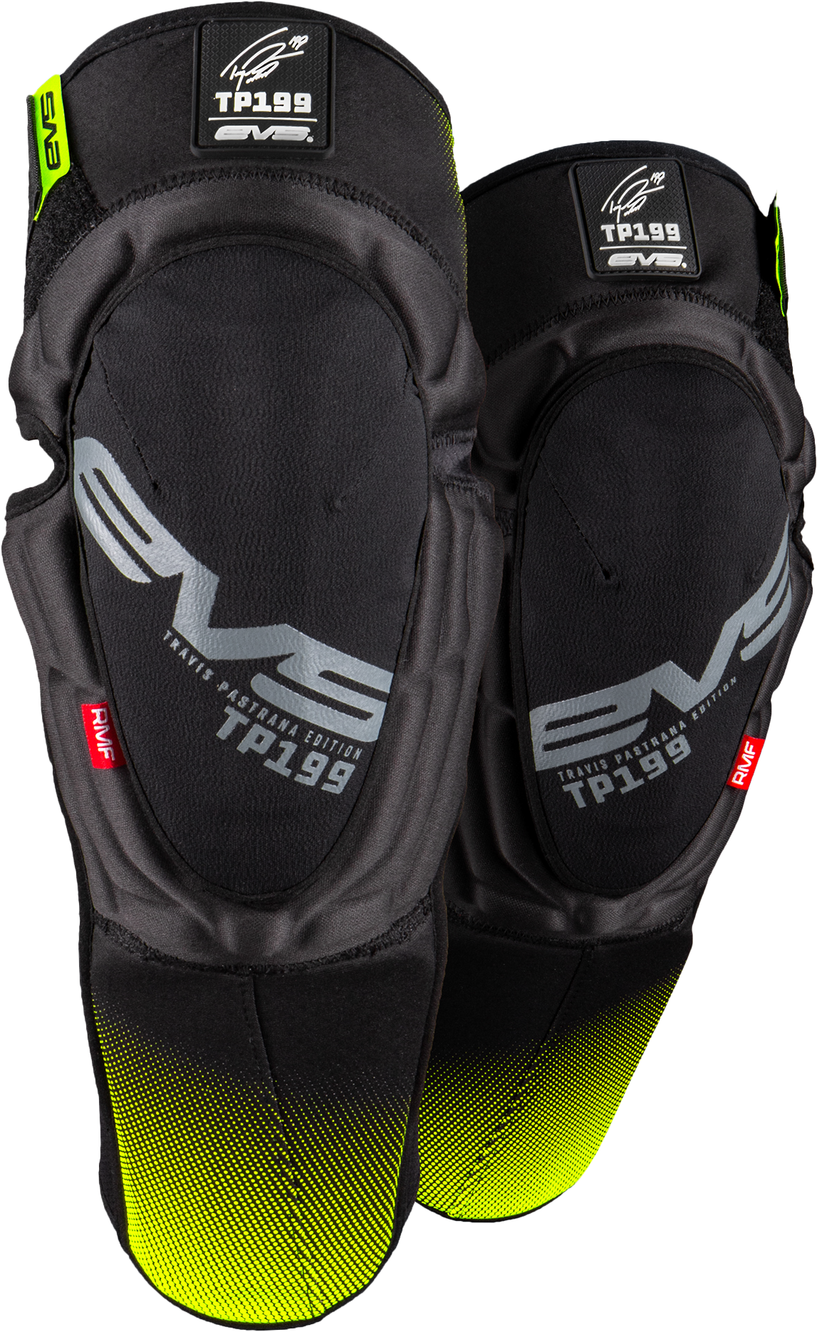 TP199 KNEE/SHIN GUARD BLACK/HI-VIS LG/XL