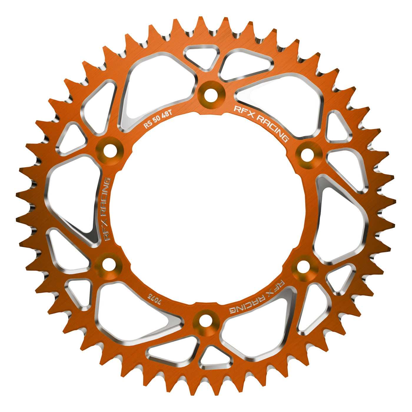 ALUMINUM REAR SPROCKET 50T ORANGE KTM/HUSQ/GAS