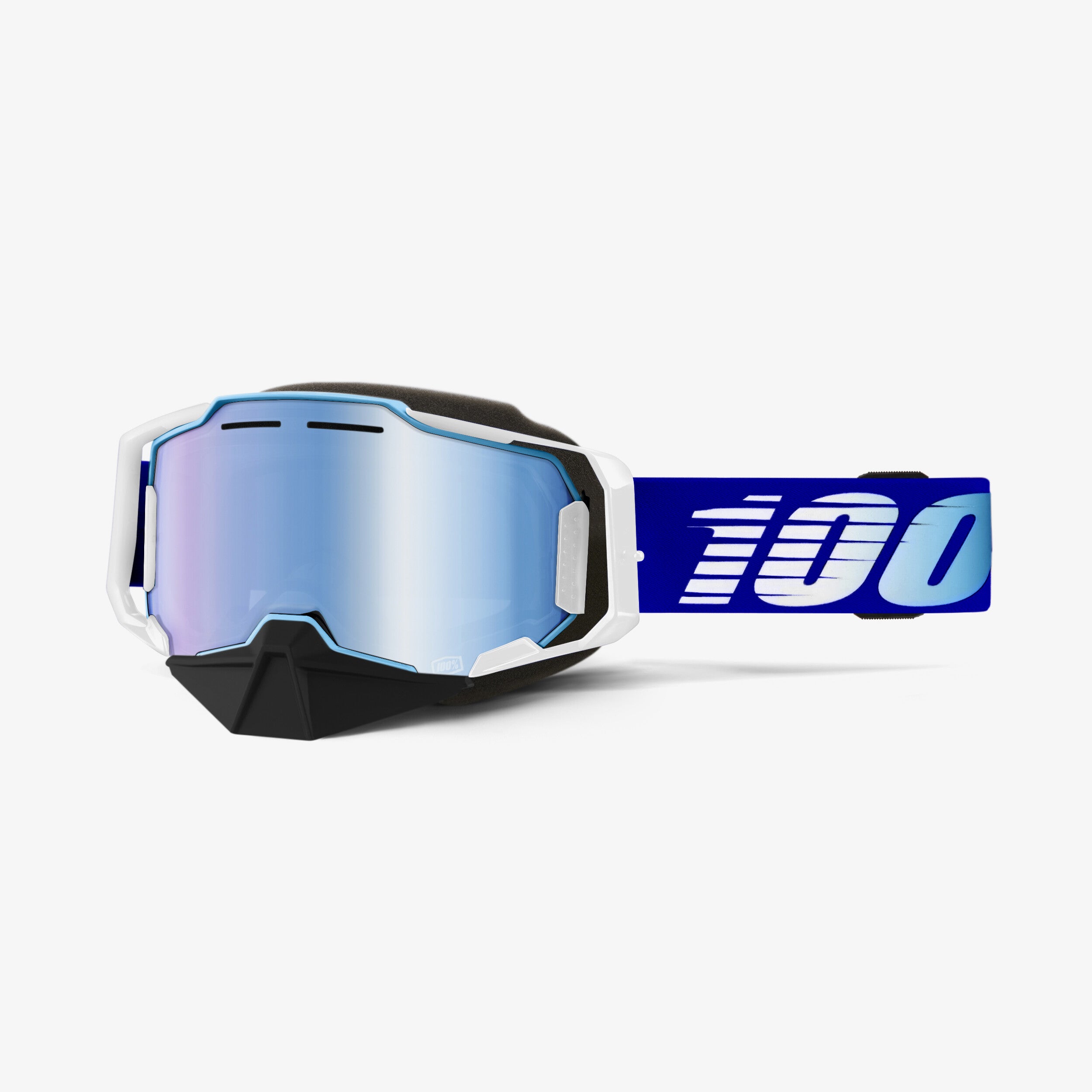 ARMEGA SNOWMOBILE GOGGLE BLUE W/ BLUE MIRROR LENS
