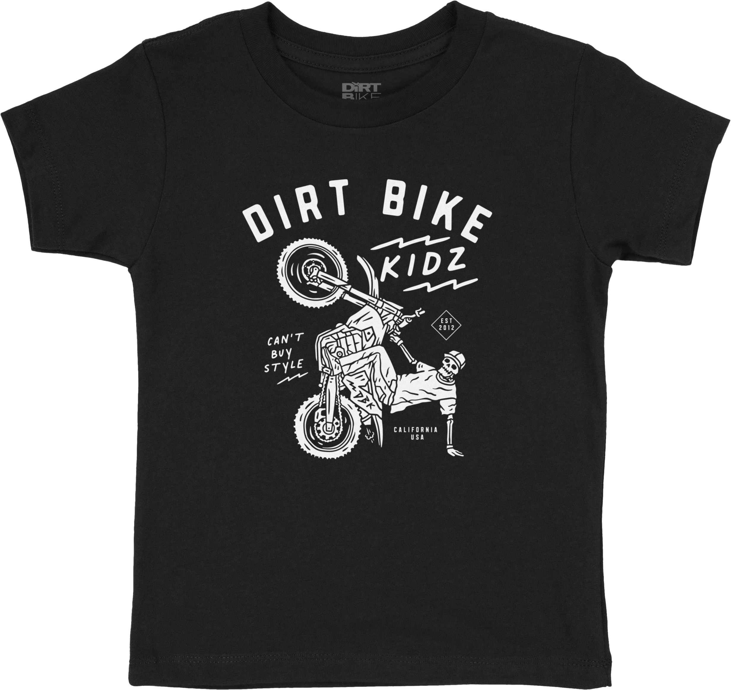 12 O'CLOCK TODDLER TEE BLACK 6T