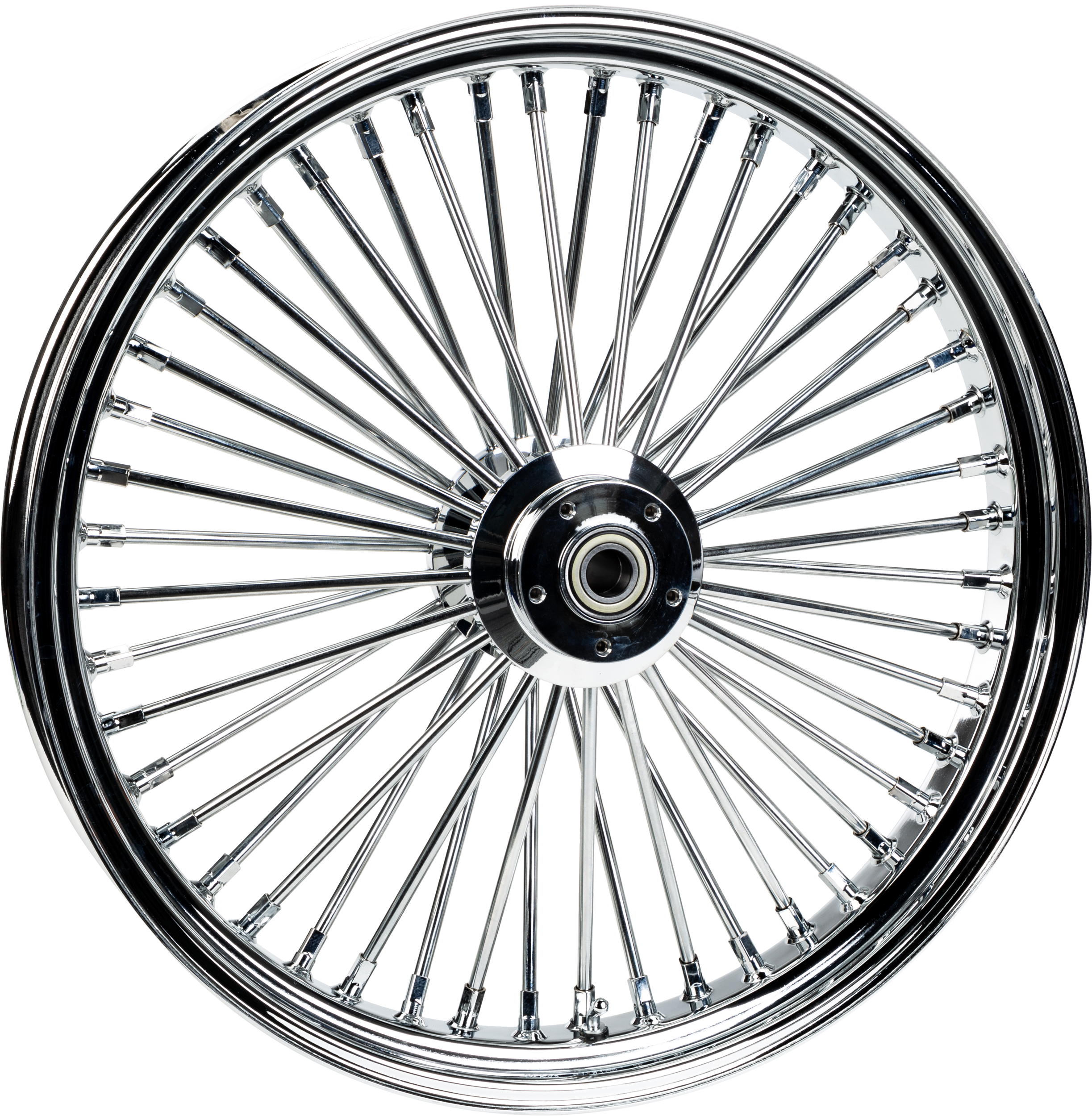 FR 48-SPK DD CHROME 26X3.5 FLT-HUB 25M AXL 00 LTR