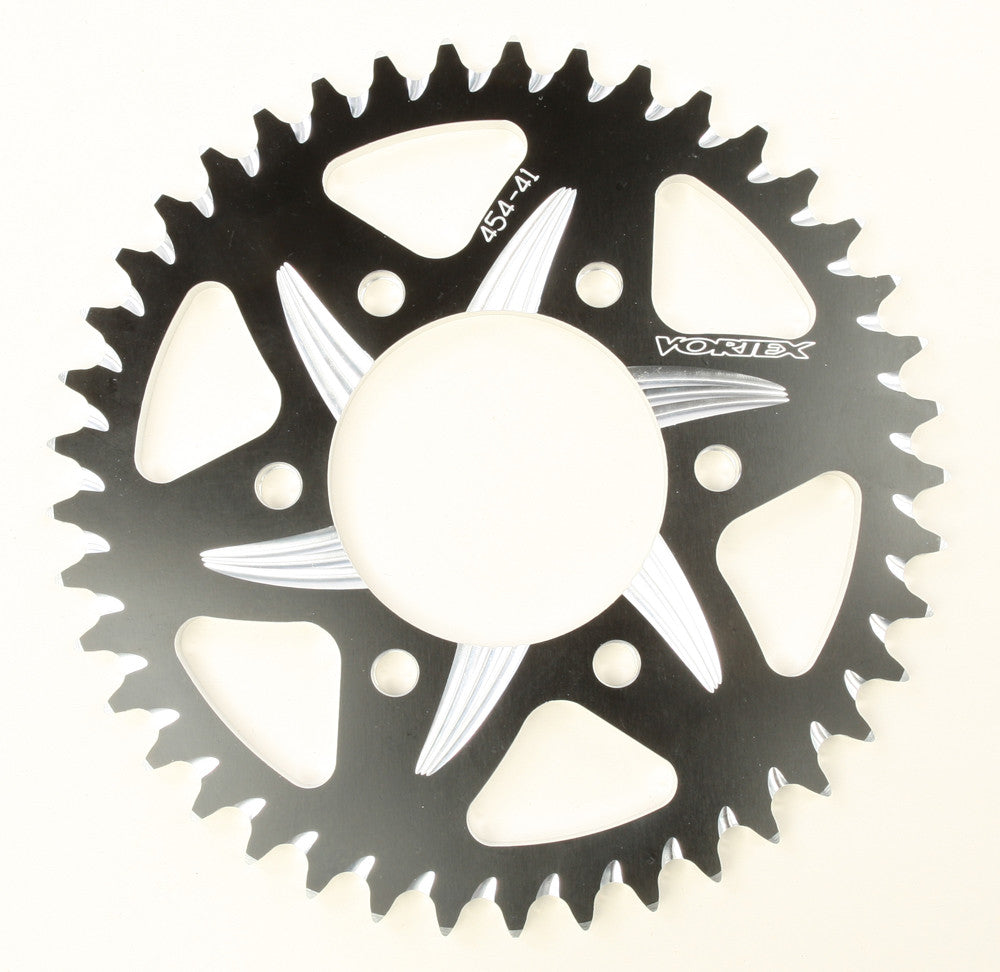 REAR CAT5 SPROCKET ALUMINUM 41T-525 BLK KAW