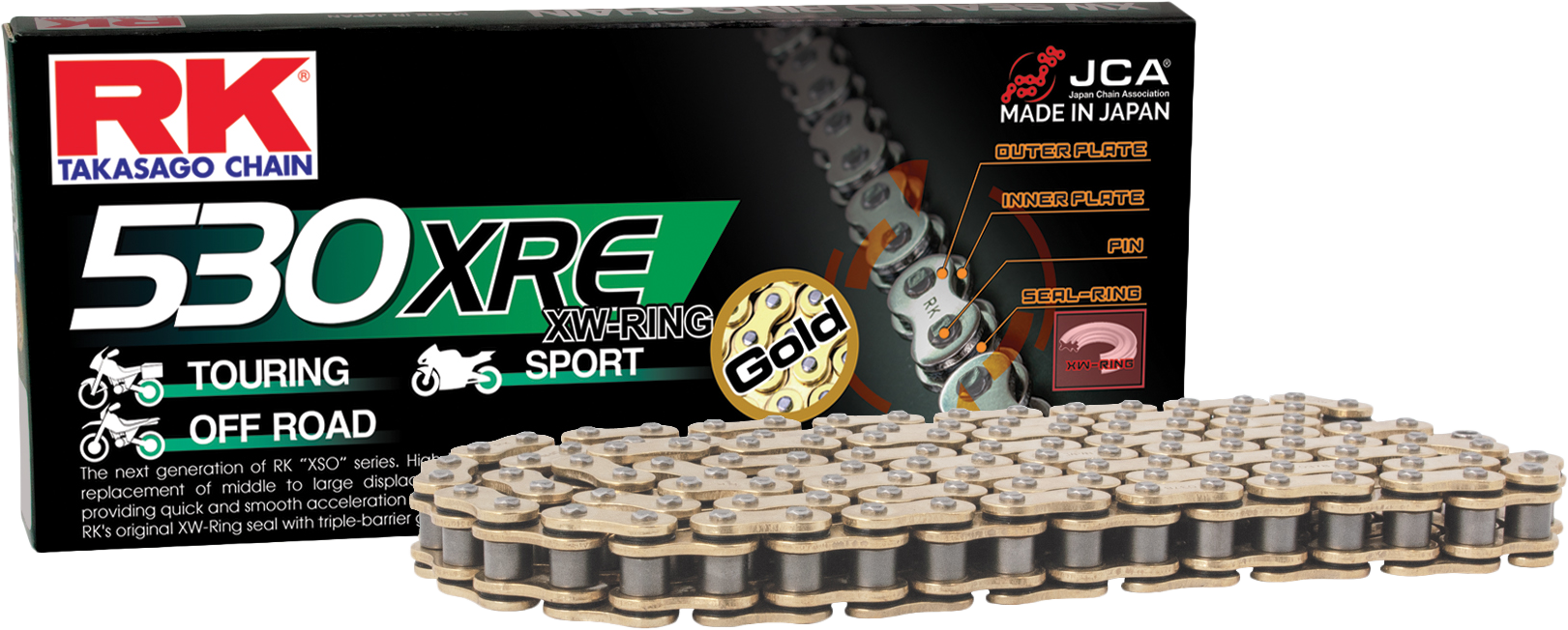 GB530XRE DRIVE CHAIN GOLD 530 X 130