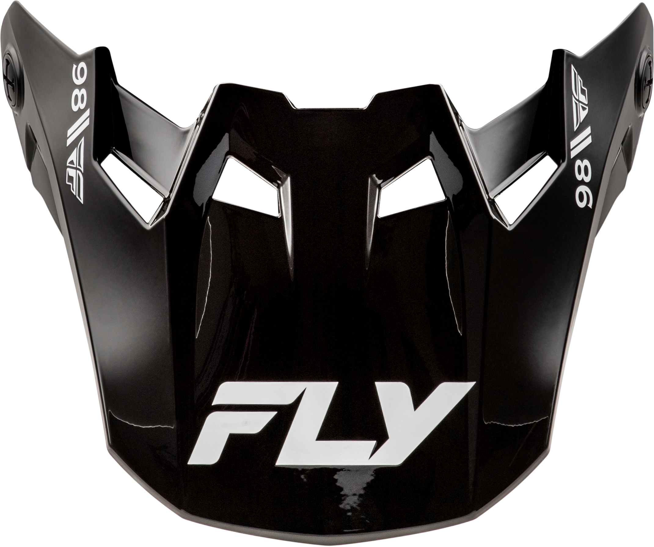 FORMULA CC OBJECTIVE VISOR BLACK/WHITE XL/2X