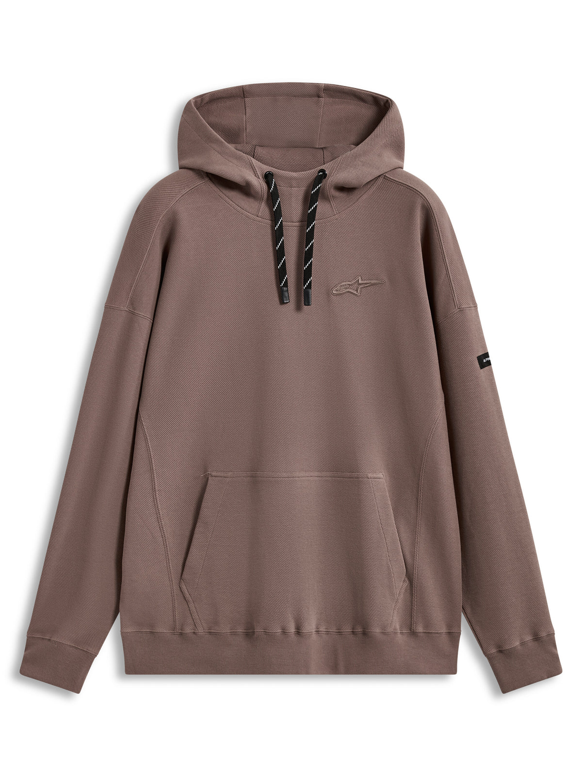 CAMINO TEXTURED OVRSIZD HOODIE TAUPE SM