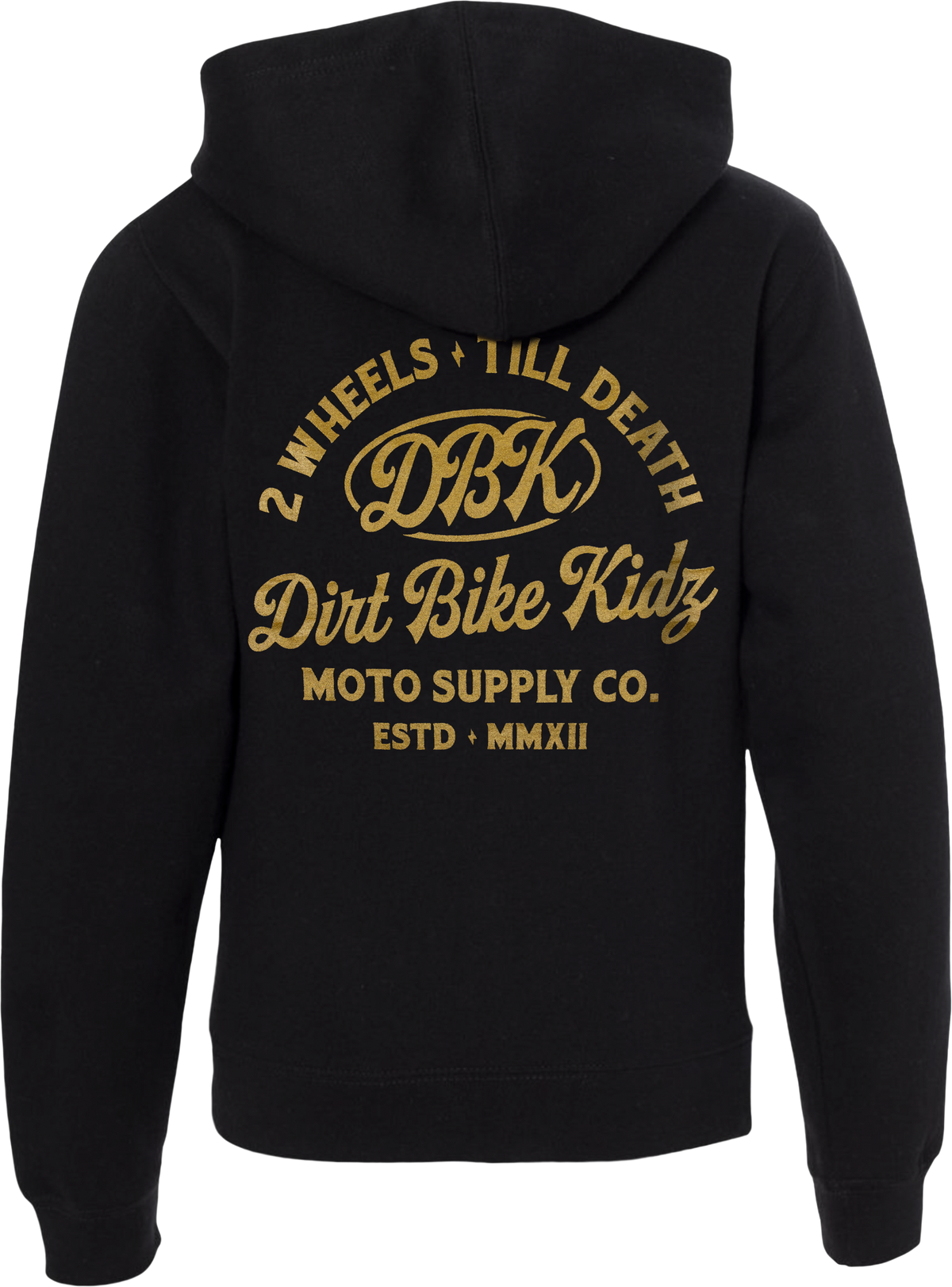 GOLD NUGGET YOUTH HOODIE BLACK YS
