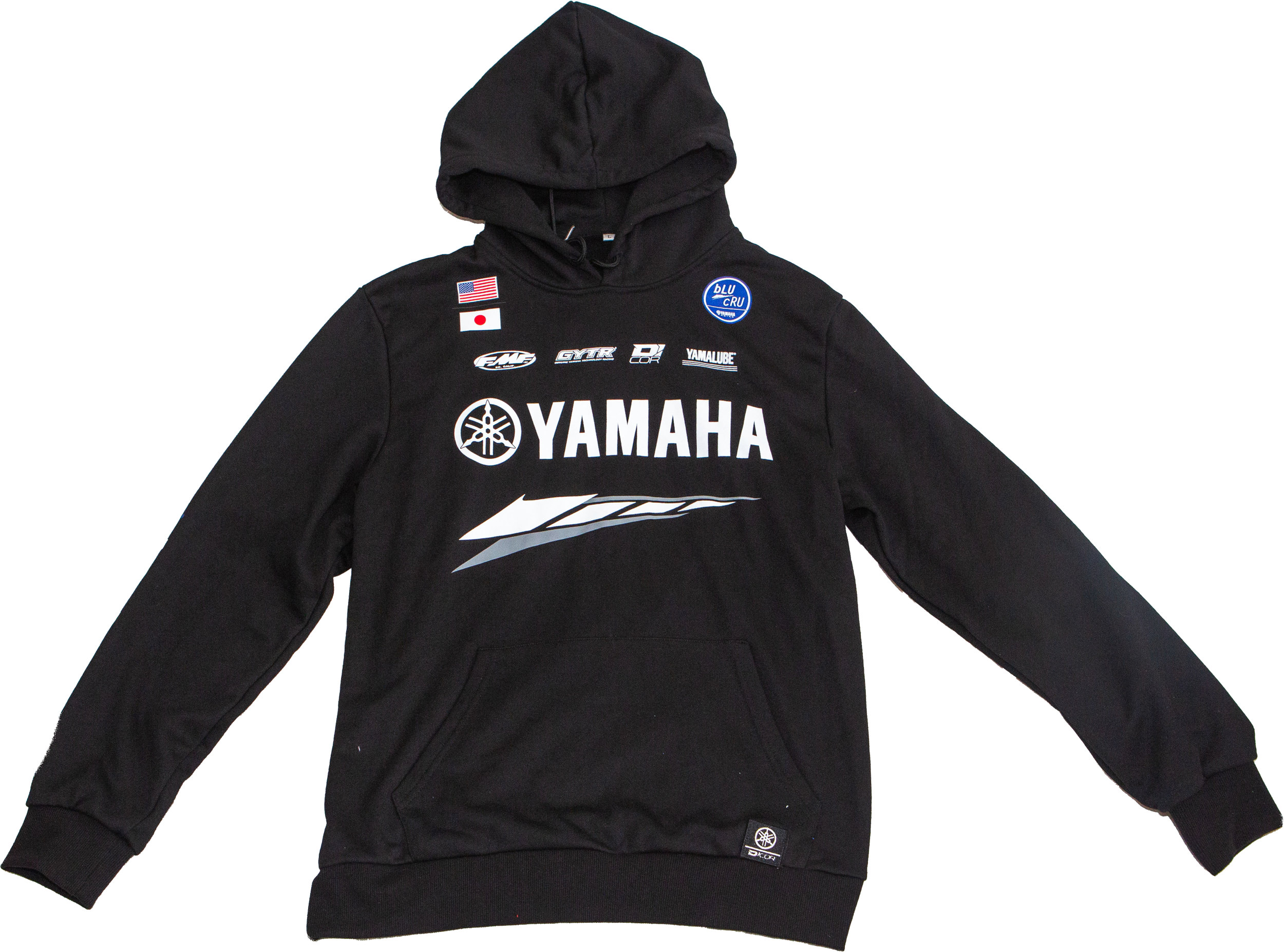 YAMAHA FACTORY SWEATSHIRT BLACK LG