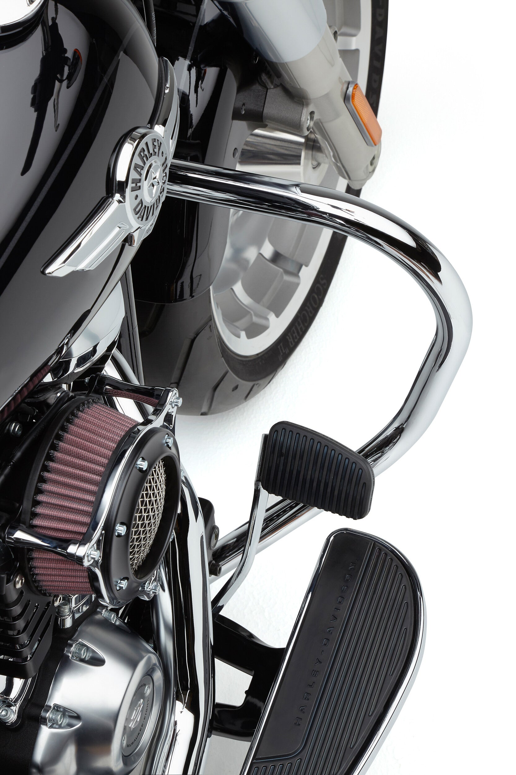 FREEWAY BARS 1.25" CHROME FLST (EXC FLSTC) 00-17
