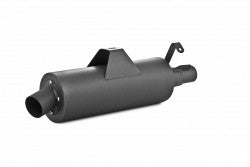 SINGLE SLIP-ON SYSTEM W/ 4.25" SPORT MUFFLER BLK