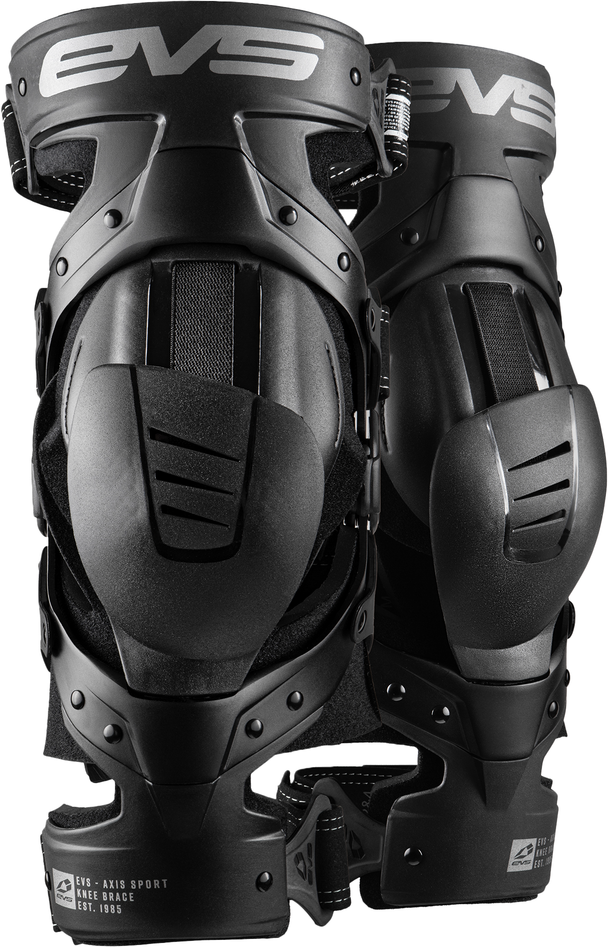 AXIS SPORT KNEE BRACE PAIR BLACK/BLACK/GREY SM