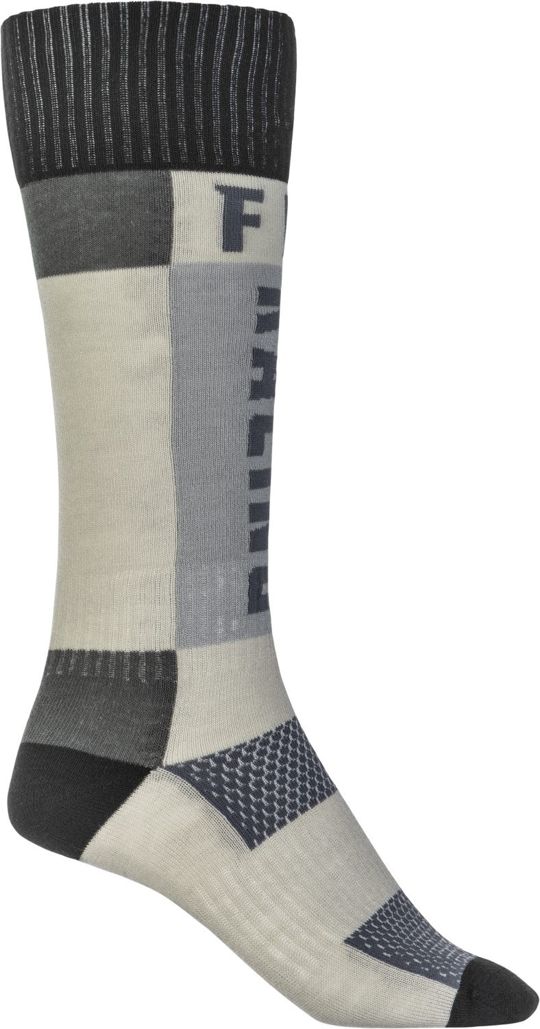 YOUTH MX SOCKS THICK GREY/BLACK