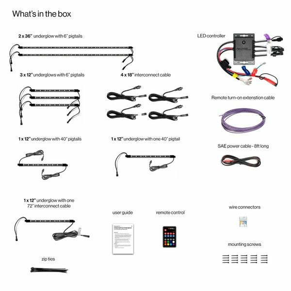 6 SEATER LED KIT W/ CONTROLLER