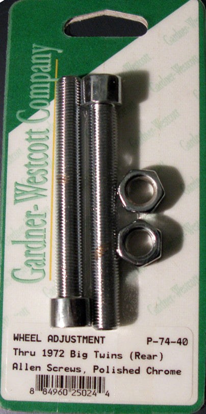 Rear Wheel Adjustment Bolts
