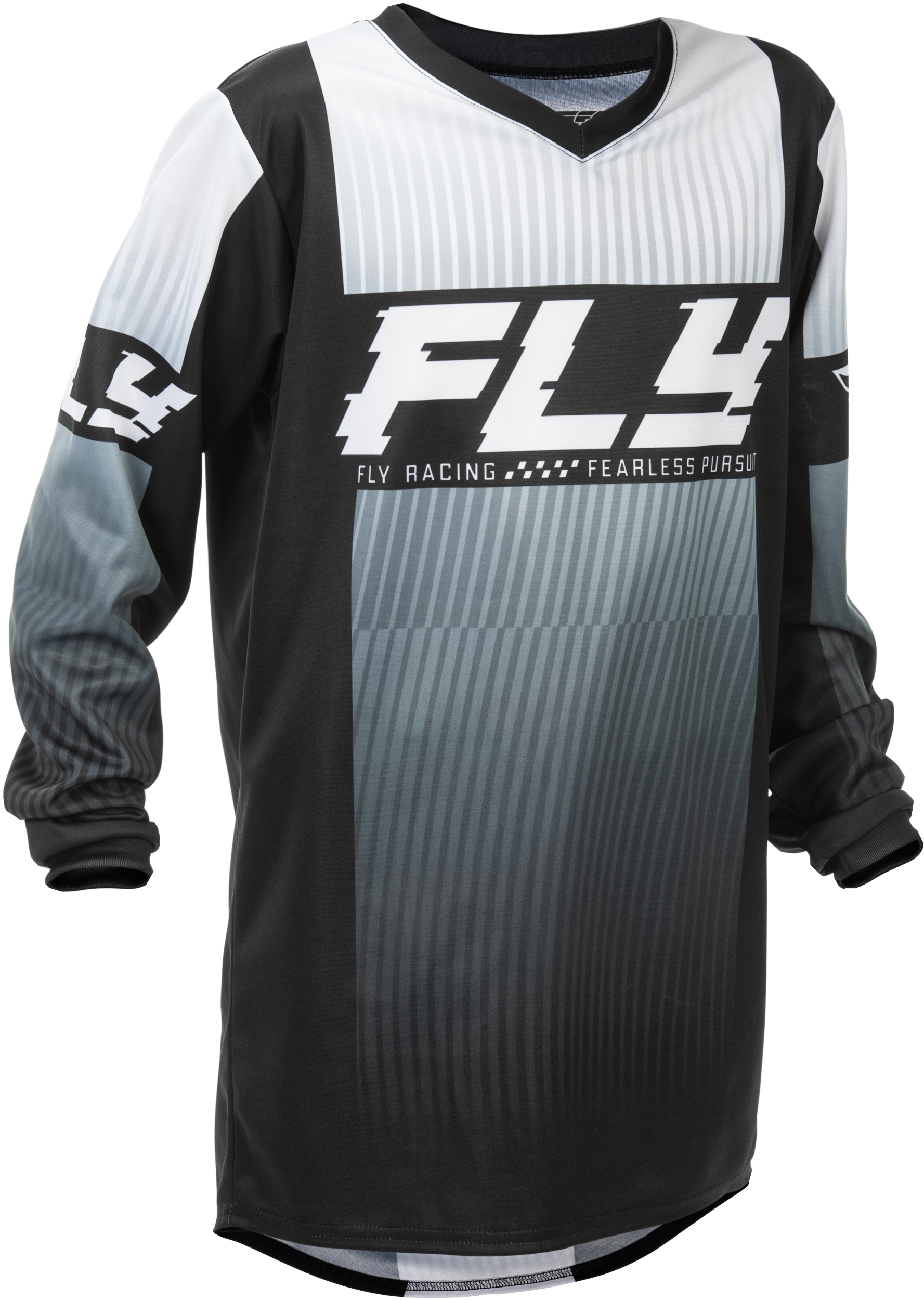 YOUTH F-16 JERSEY BLACK/WHITE YS