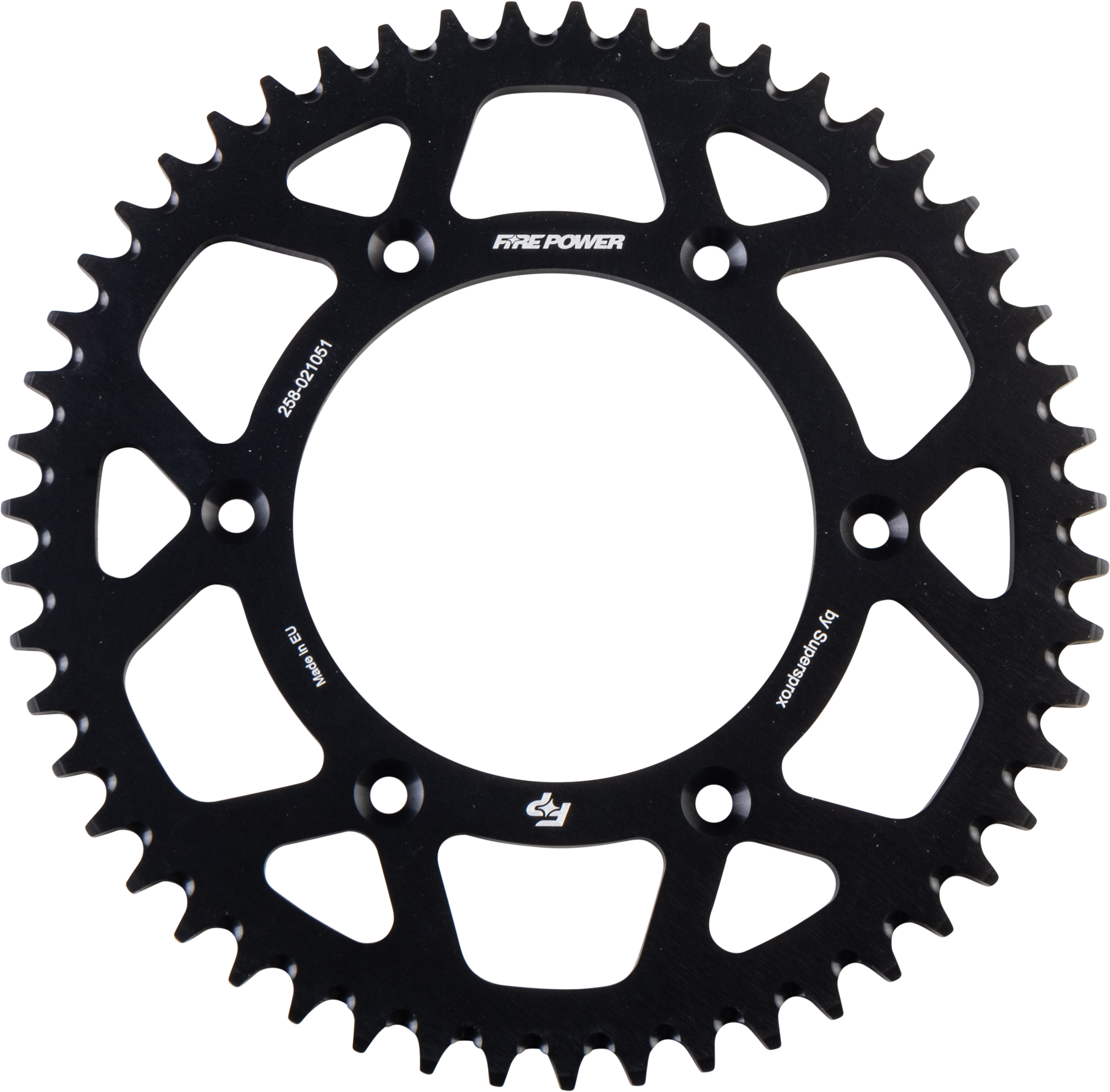 REAR SPROCKET ALUMINUM 51T BLK