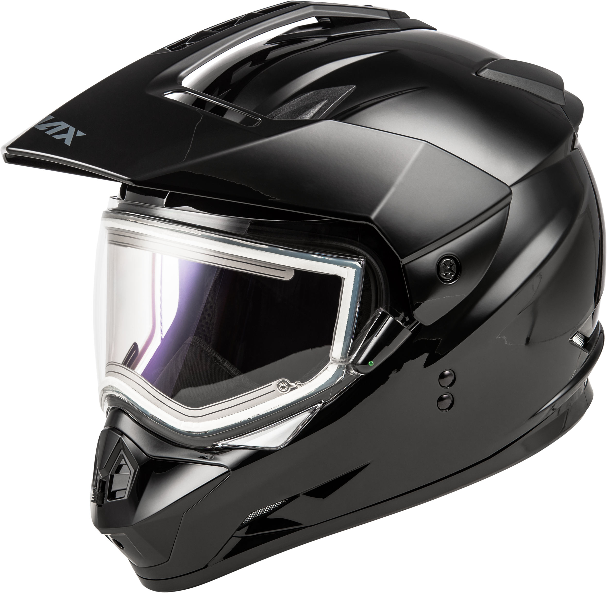 GM-11S SNOW HELMET W/ ELECTRIC SHIELD BLACK LG