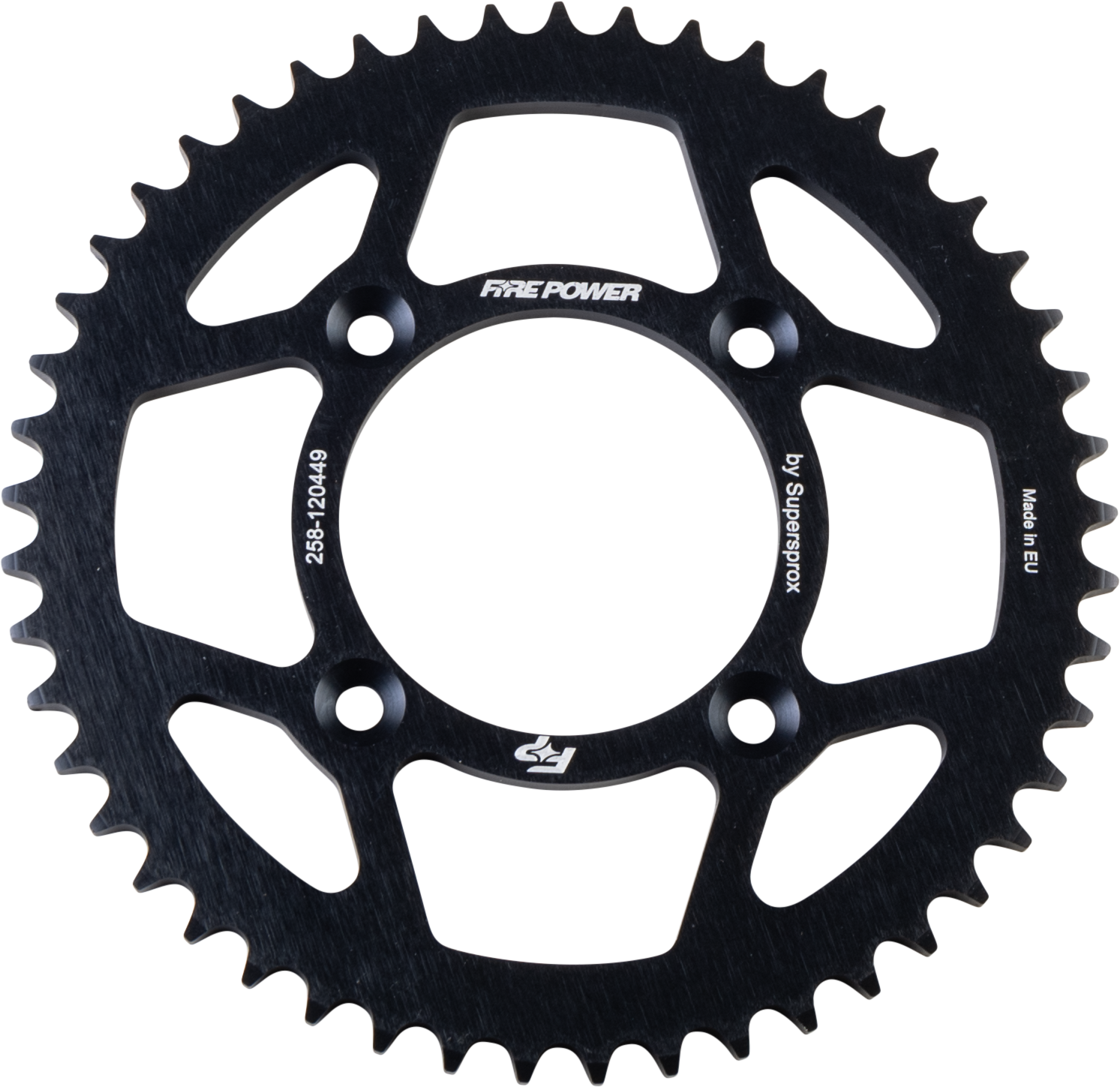 REAR SPROCKET ALUMINUM 49T BLK