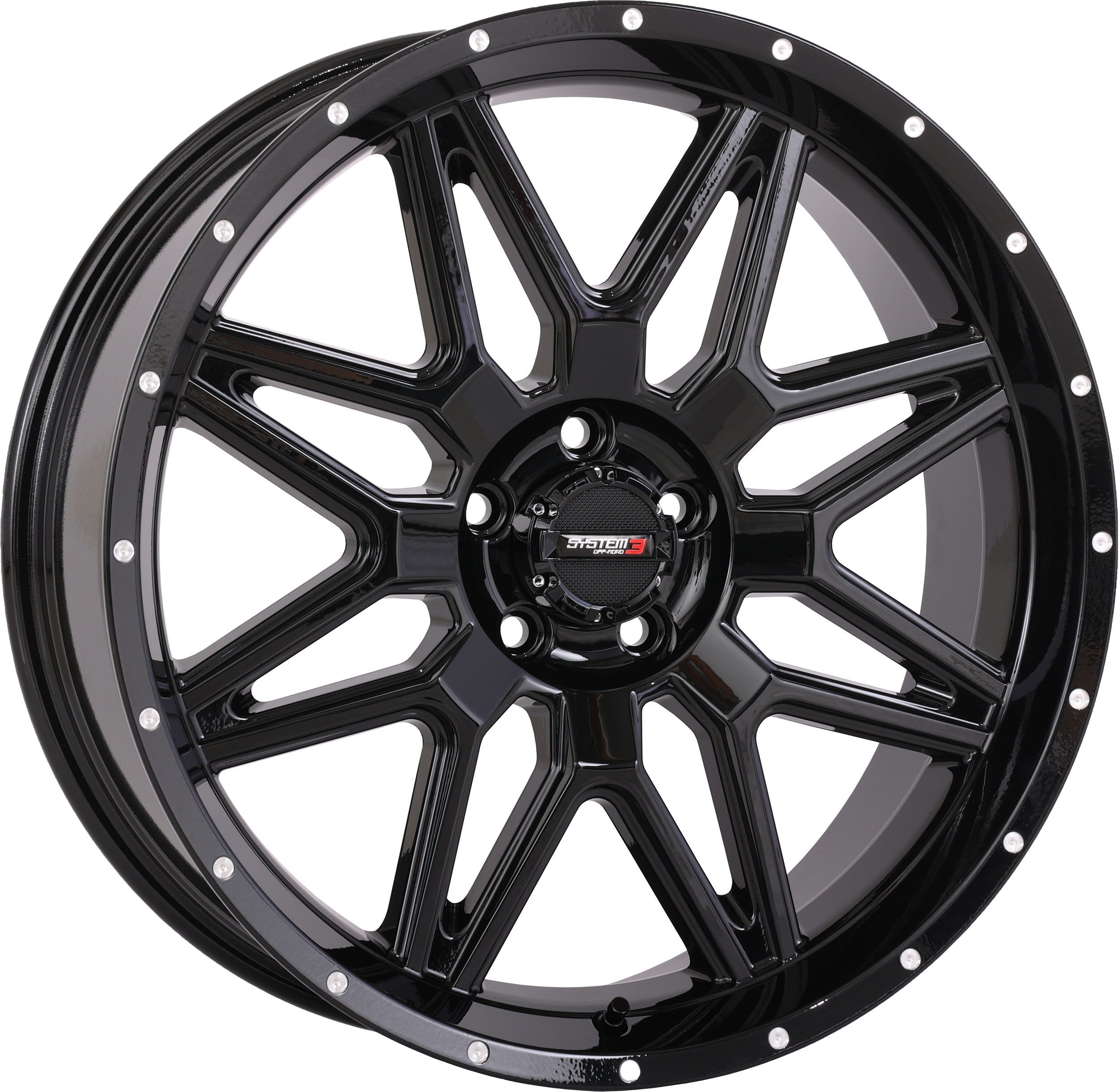 ST7 WHEEL 20X7 4+3 (+10MM) 5/4.5 GLOSS BLACK