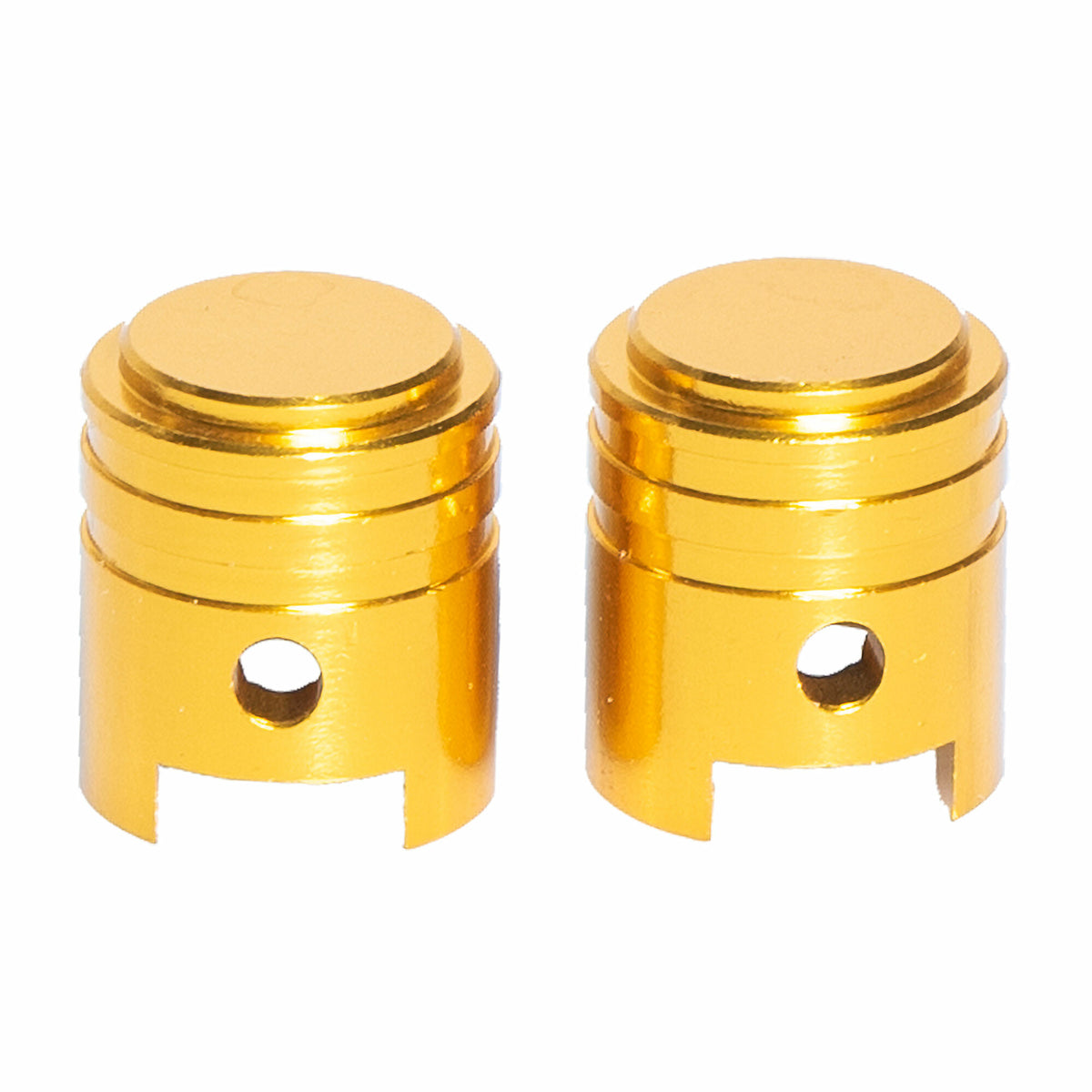 VALVE CAPS 2PCS GOLD