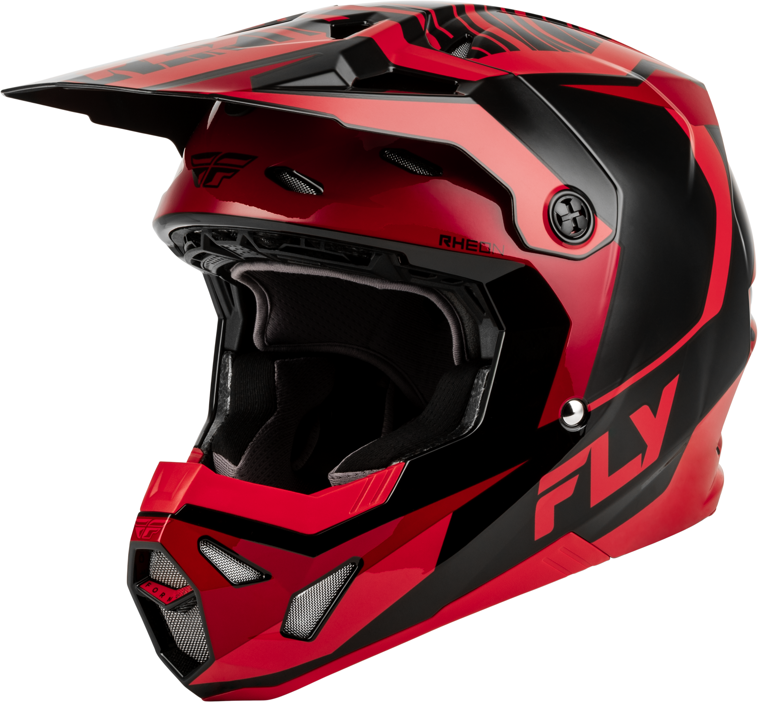 YOUTH FORMULA CP CHARGE HELMET BLACK/RED YL
