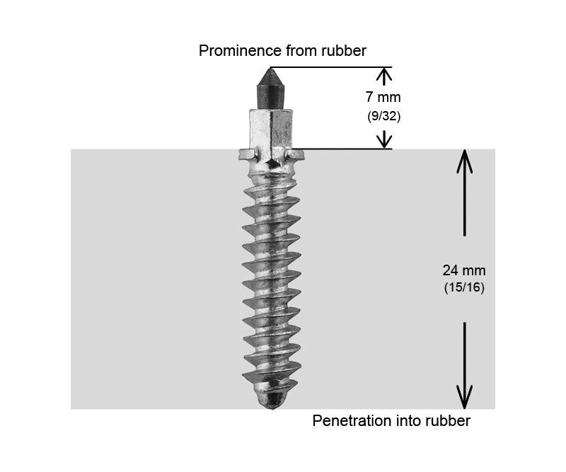 1 1/4"-32MM SHOULDER STUDS QTY 200