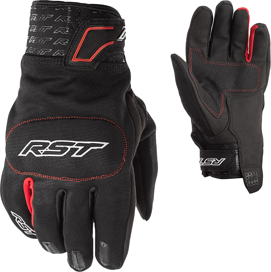 RIDER CE GLOVE BLACK/RED MD