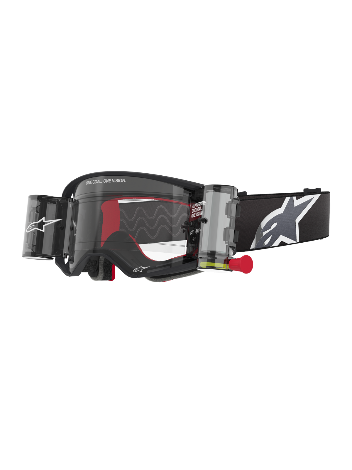 Alpinestars Supertech Corp Goggles Roll Off - Black Grey / Clear Lens