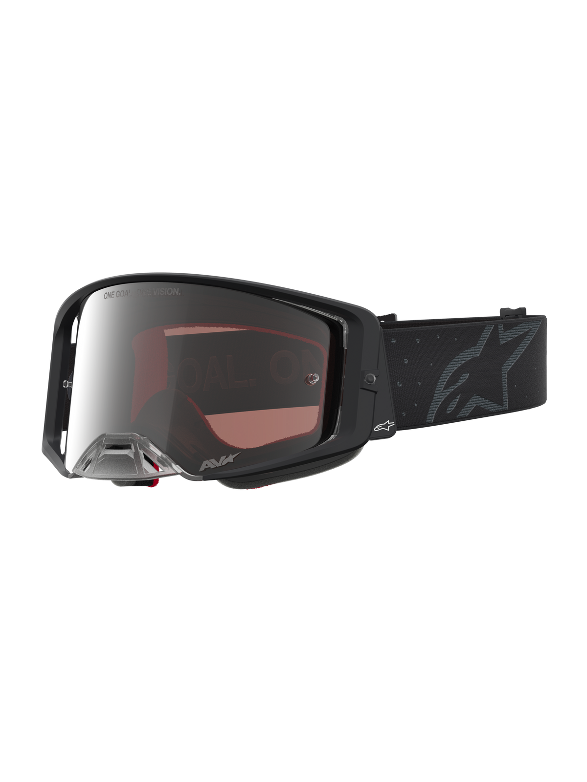 Alpinestars Supertech Cloak Goggles - Black / Mirror Silver Lens
