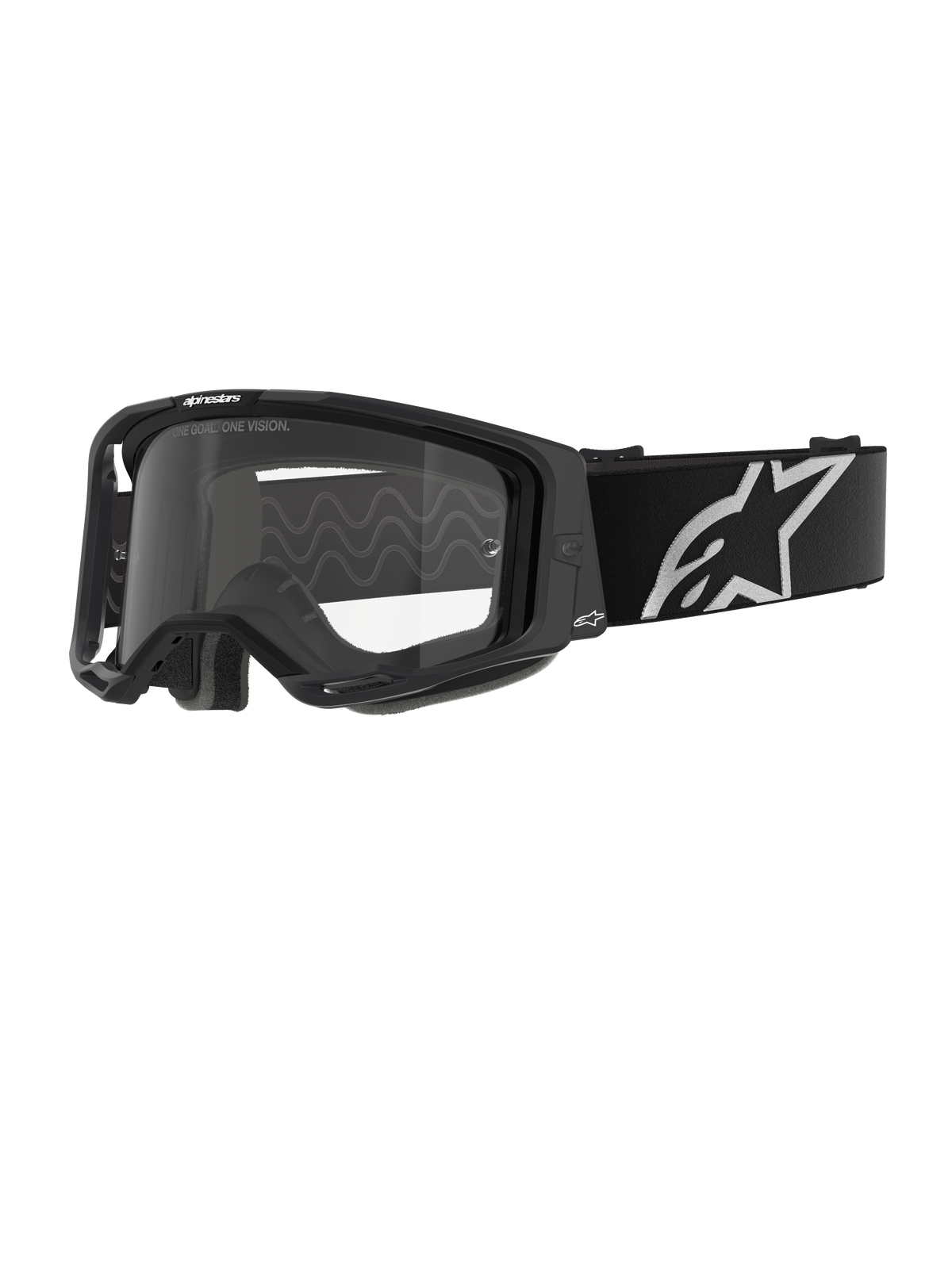 Alpinestars Vision 8 Corp Goggles - Black / Clear Lens