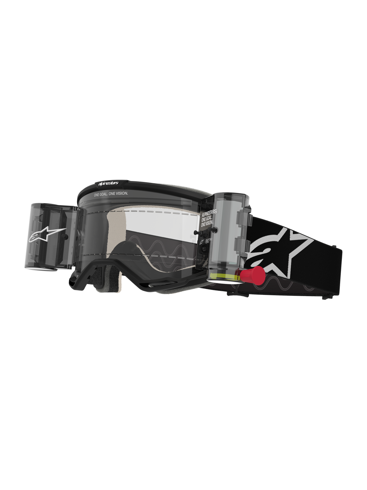 Alpinestars Vision 5 Corp Goggles Roll Off - Black / Clear Lens