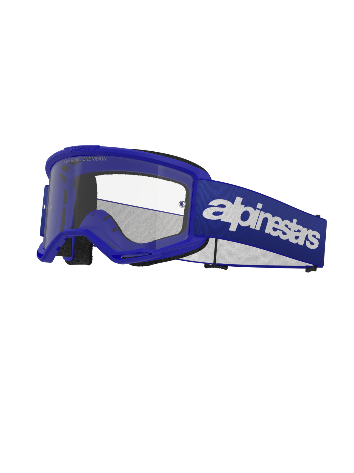 Alpinestars Vision 3 Wordmark Goggles - Blue / Clear Lens