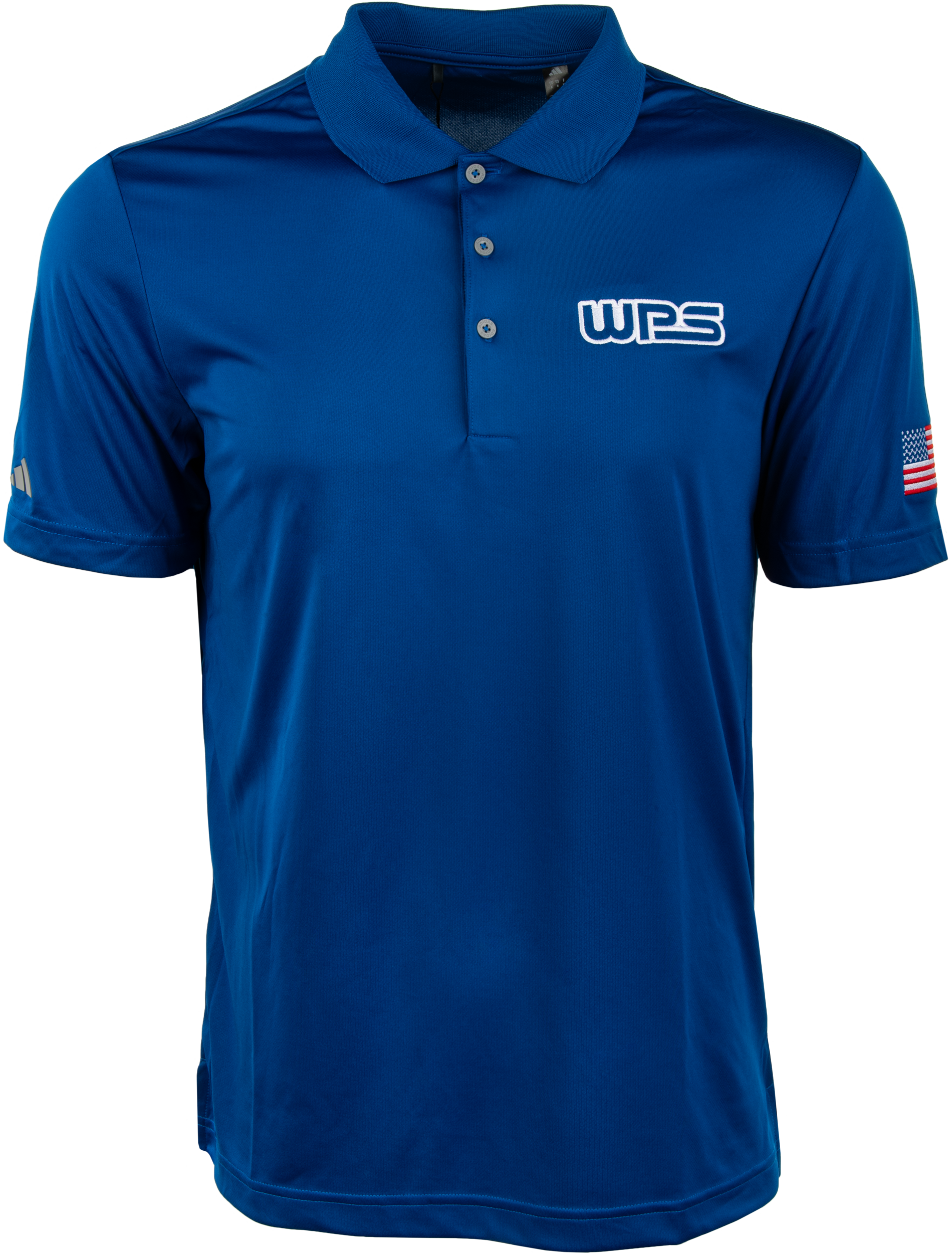 WPS AM FLAG POLO ROYAL BLUE/WHITE SM