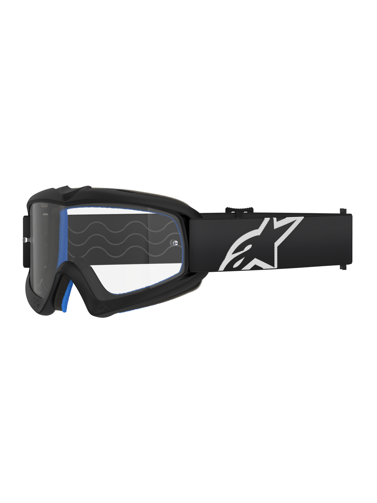 Alpinestars Vision Youth Corp Goggles - Black / Clear Lens