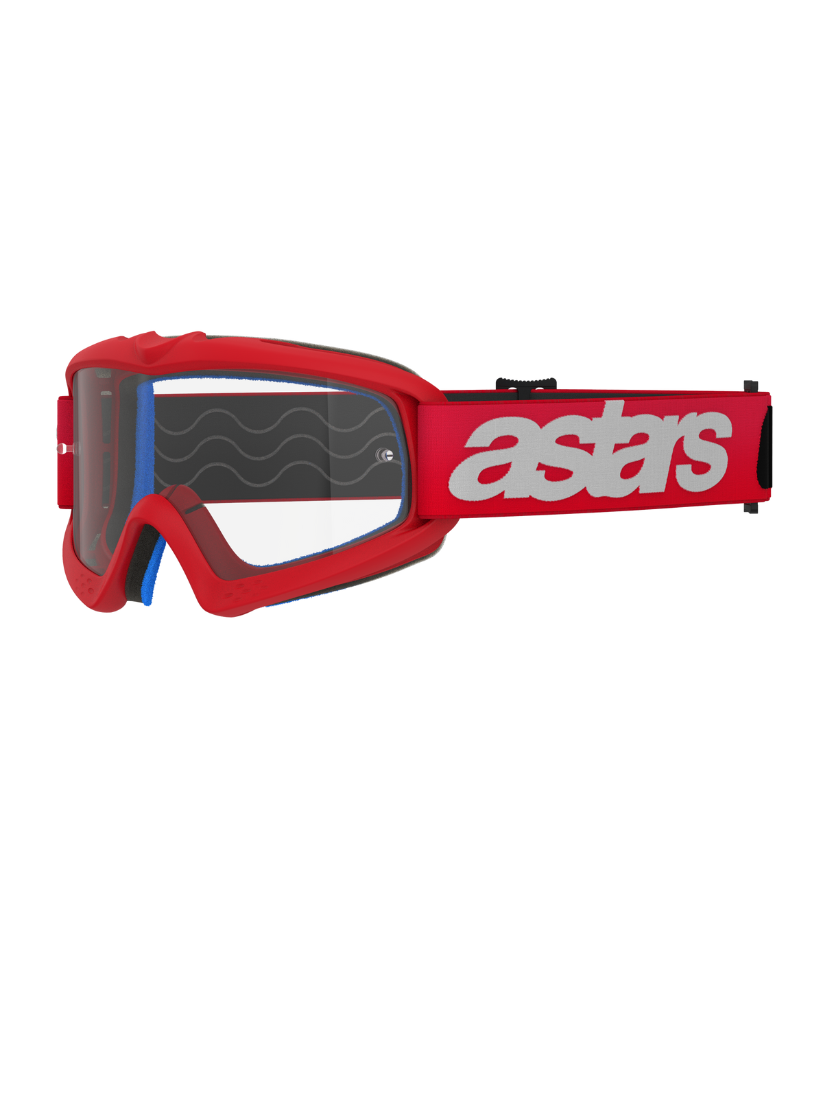 Alpinestars Vision Youth Blaze Goggles - Red / Clear Lens