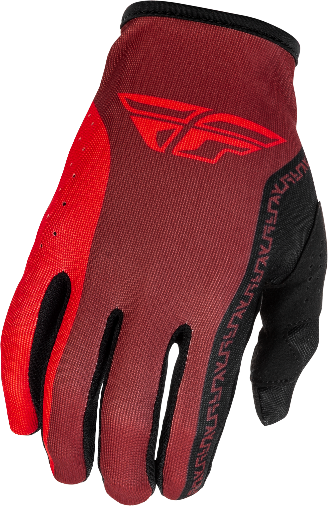 YOUTH LITE GLOVES BLACK/RED YS