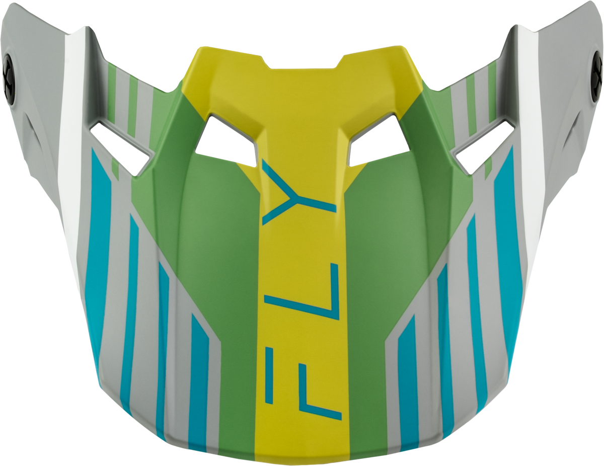 FORMULA CC STRIKE VISOR MATTE GREY/GREEN/TEAL MD/LG